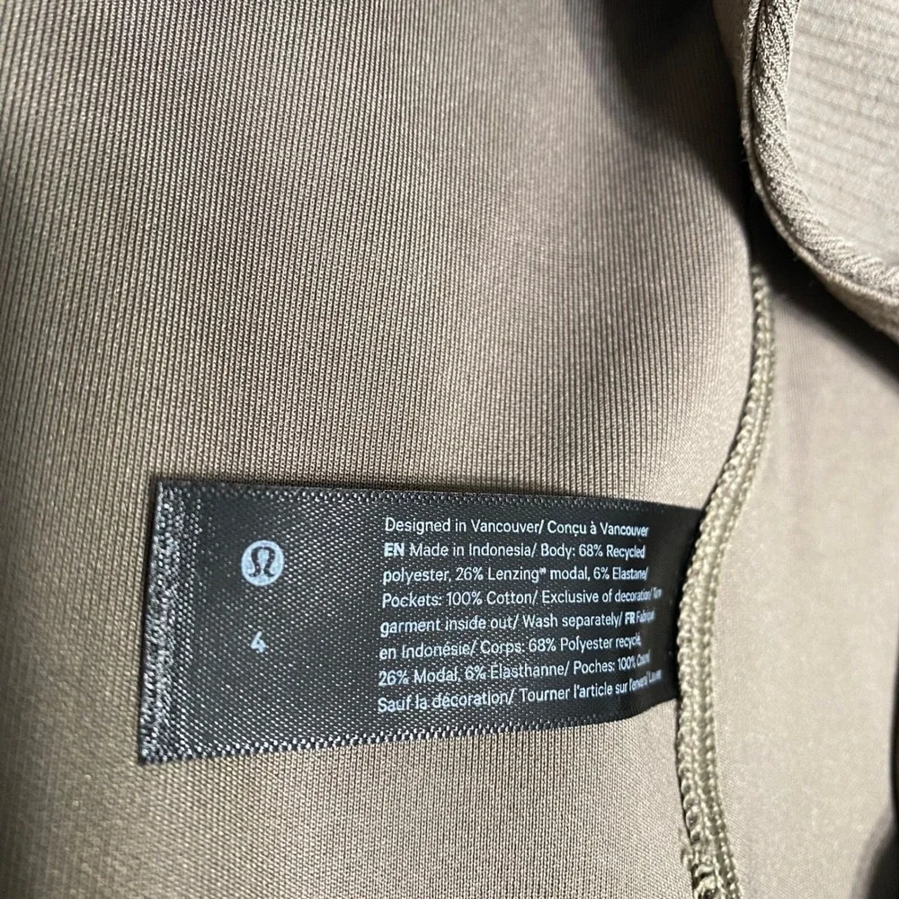 Lululemon Womens Ribbed Softstreme Long Sleeve Romper 4 Green Athleisure Comfy - Picture 7 of 13